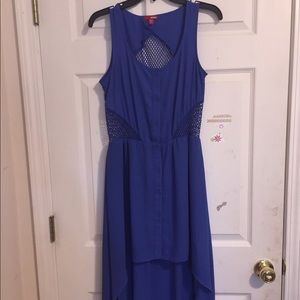 Long ocean blue dress